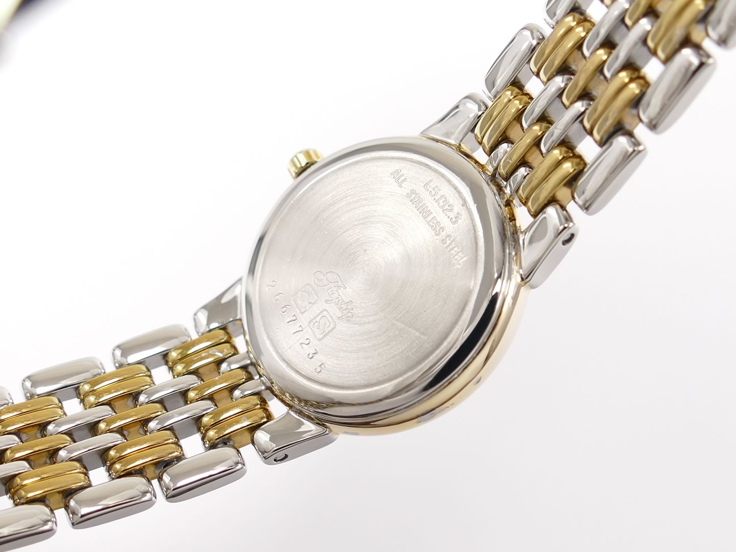 Longines Flagship White Stainless Steel & 18k Gold L5.132.3