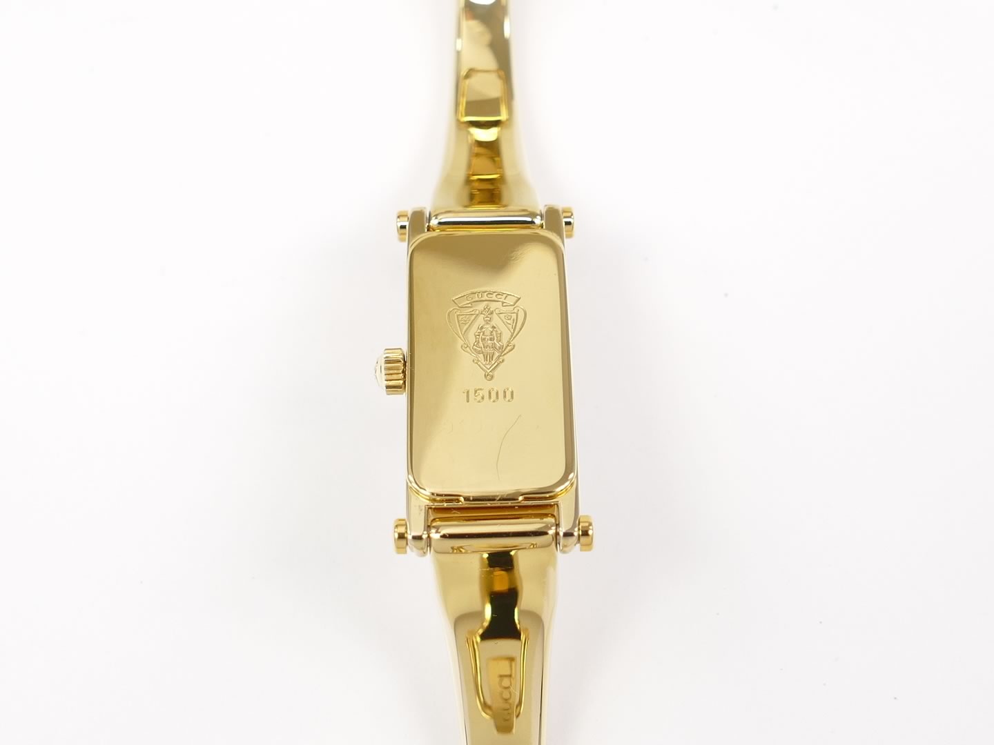 Gucci 1500 18k Gold Plated case back