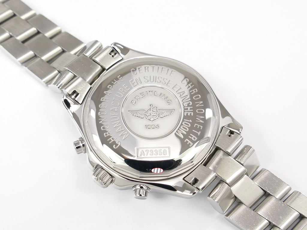 Breitling Colt Chrono A73350 screw down case back