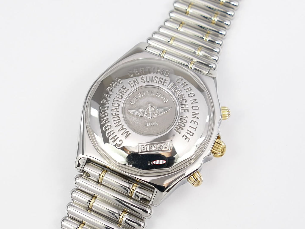 Breitling Chronomat B13352 stainless steel case back