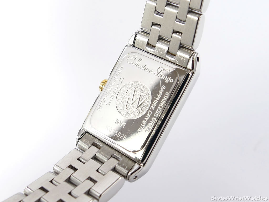 Raymond Weil Collection Tango 18k Gold Plated & SS 5971 White Mother of Pearl