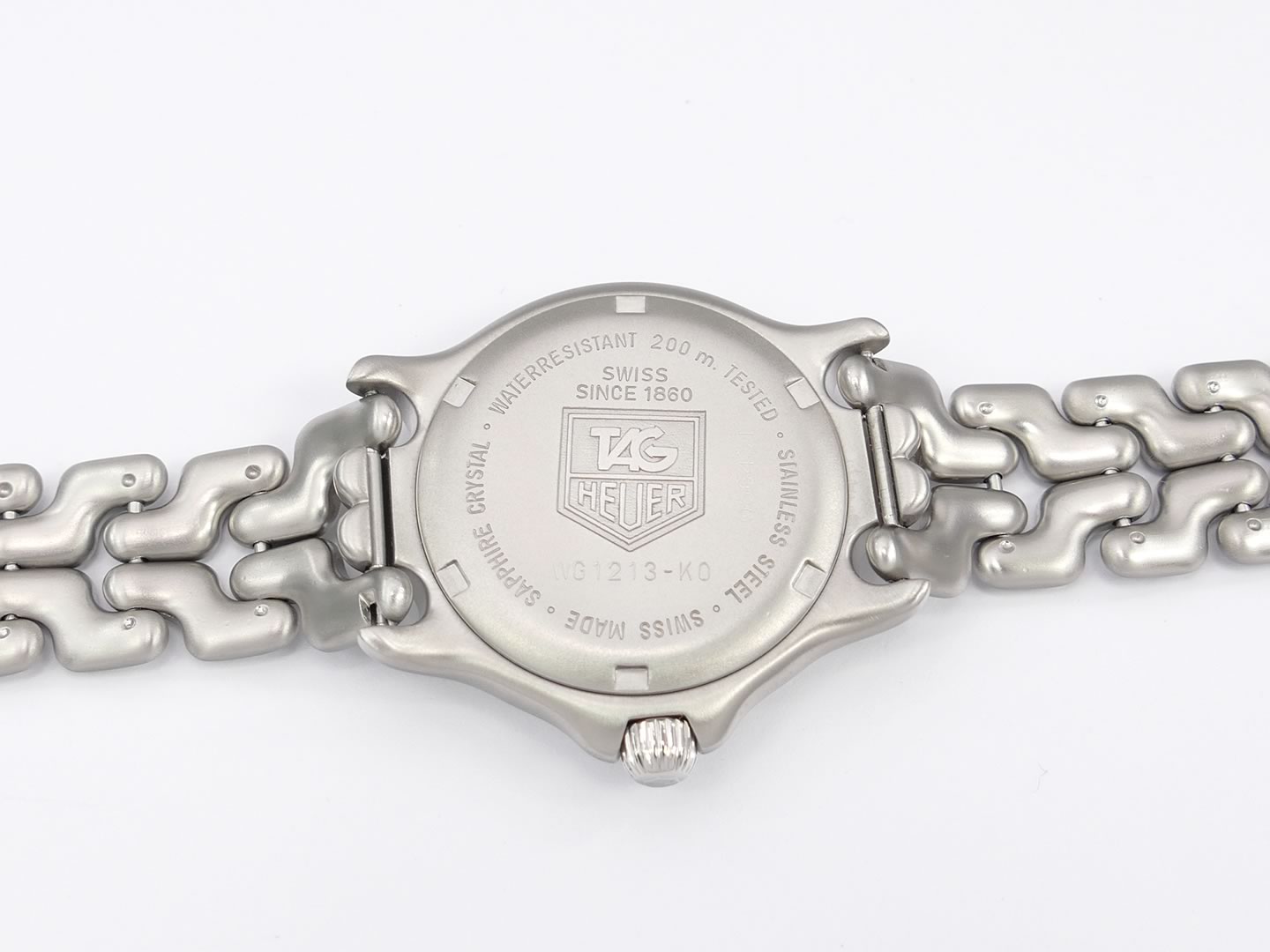TAG Heuer SEL Grey WG1213-K0 screw down case back