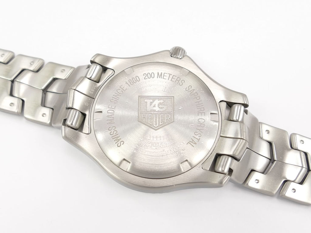 TAG Heuer Link Silver WJ1111.BA0570 screw down case back WJ1111-0