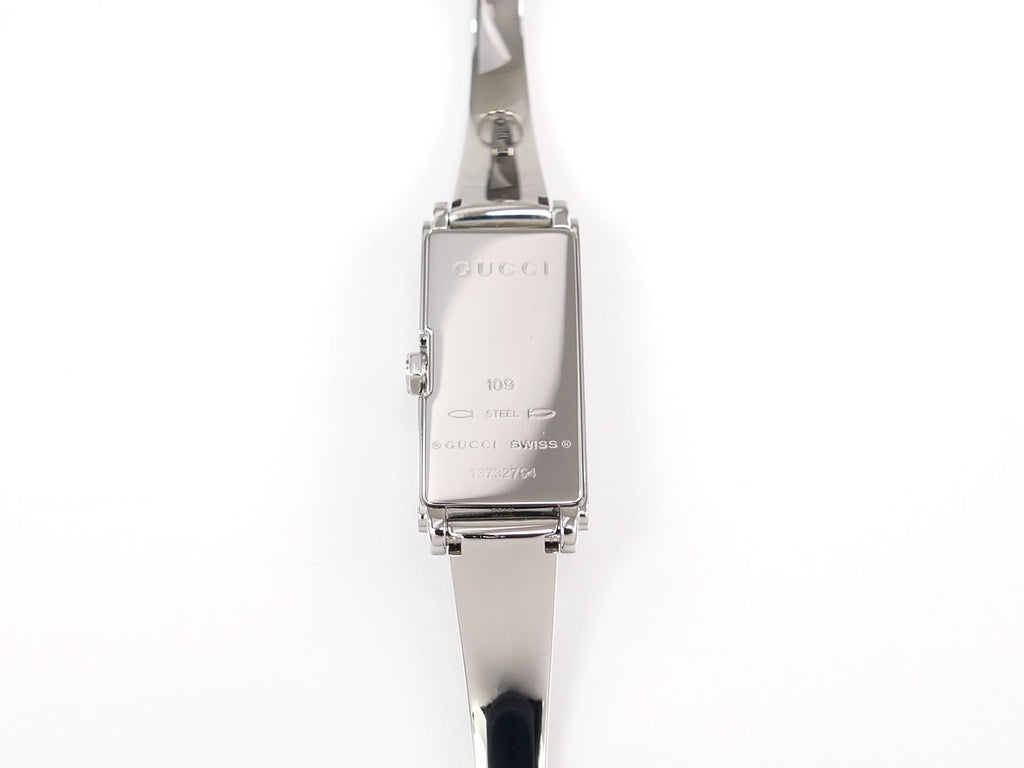 Gucci G-Line 109 YA109519 Stainless Steel case back