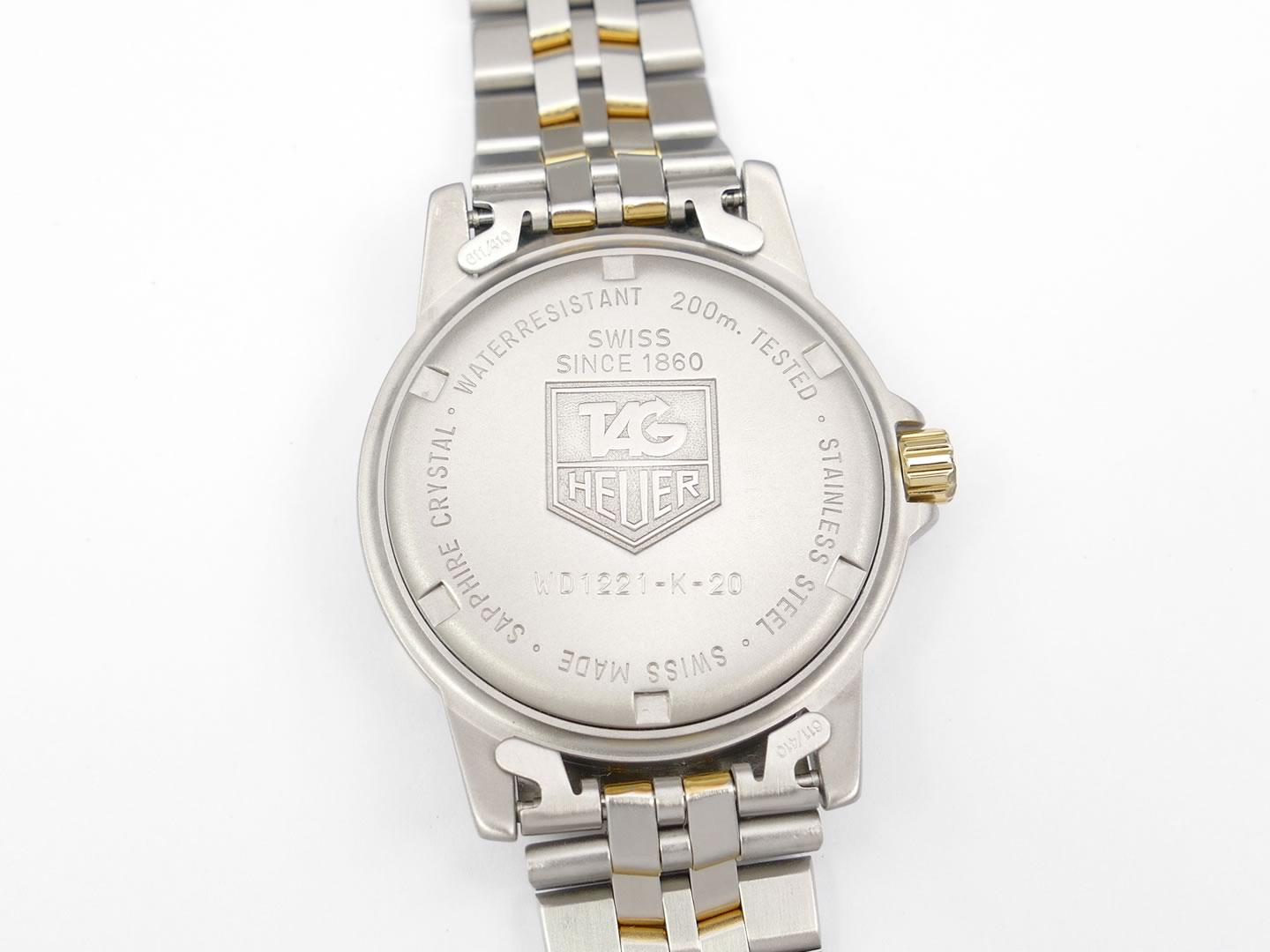 TAG Heuer 1500 screw down case back WD1221-K-20