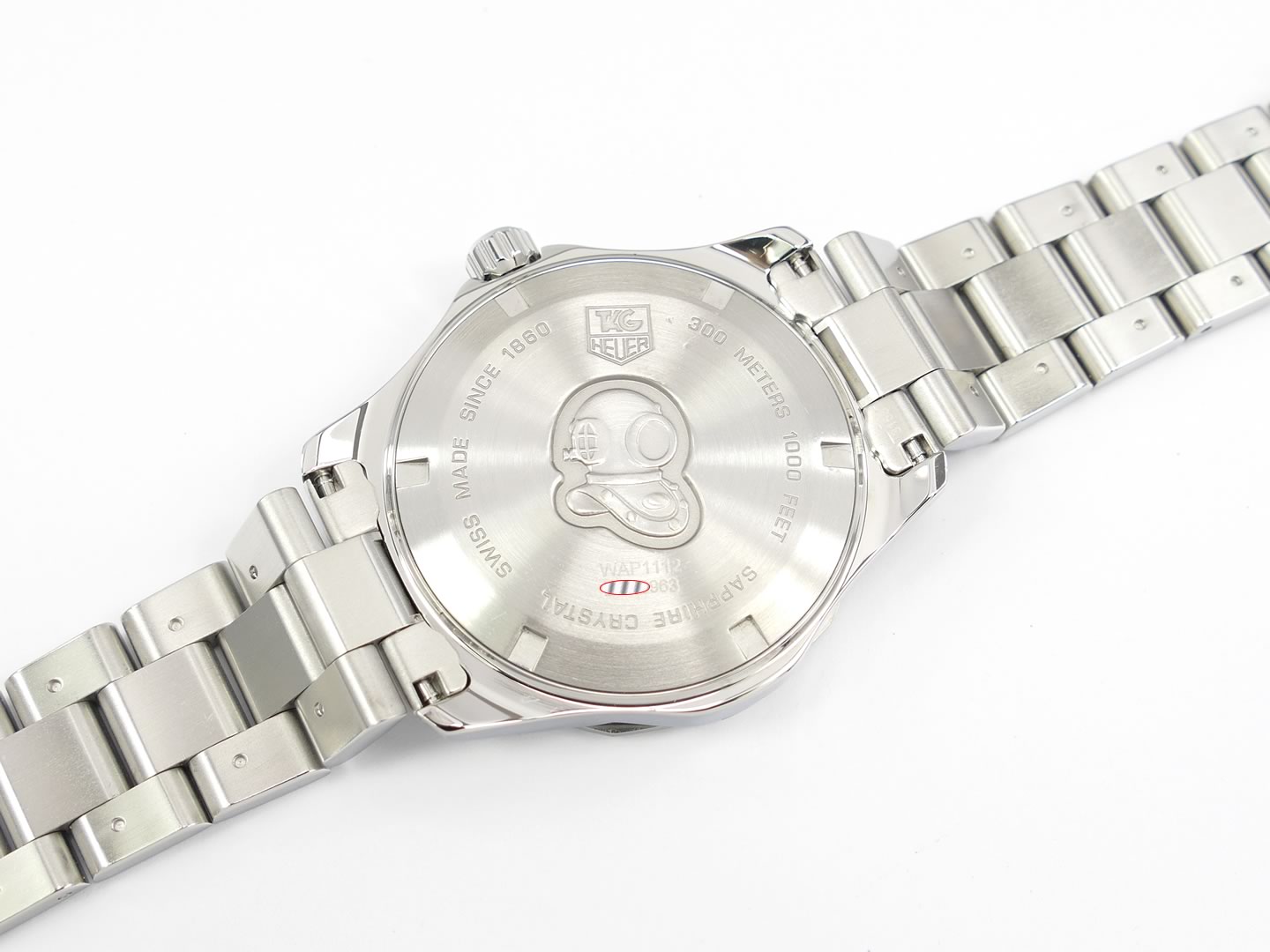 TAG Heuer Aquaracer WAP1112.BA0831 stainless steel case back