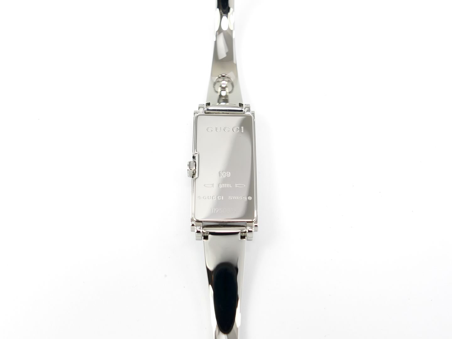 Gucci G-Line 109 Silver YA109523 Stainless Steel Bangle – SWWatches