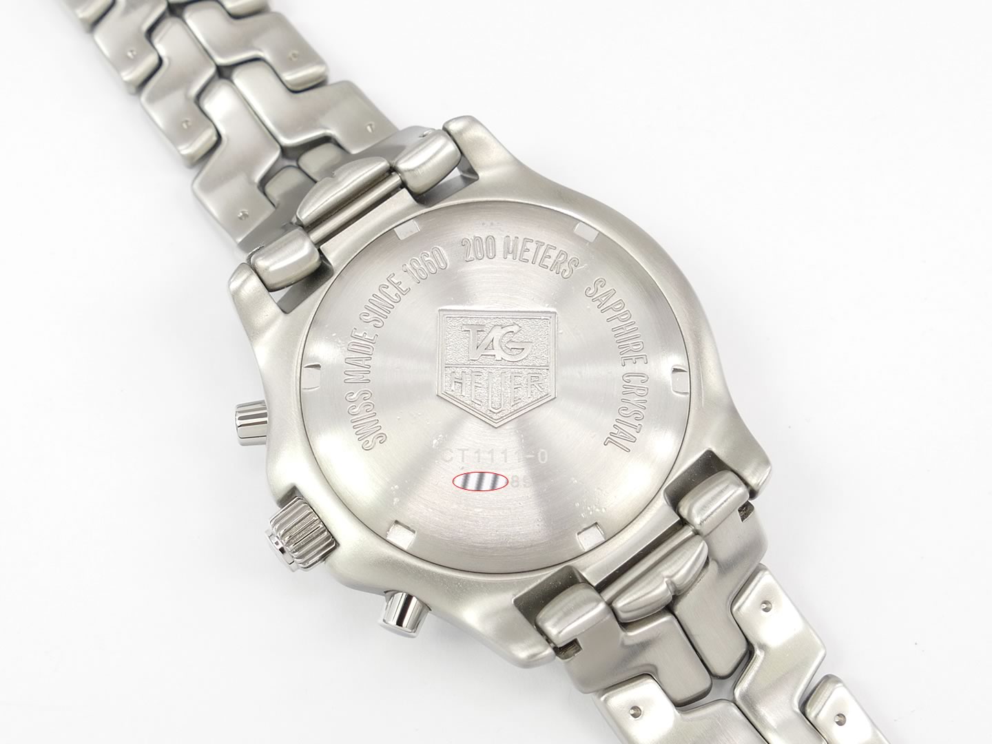 TAG Heuer Link CT1111.BA0550 screw down case back
