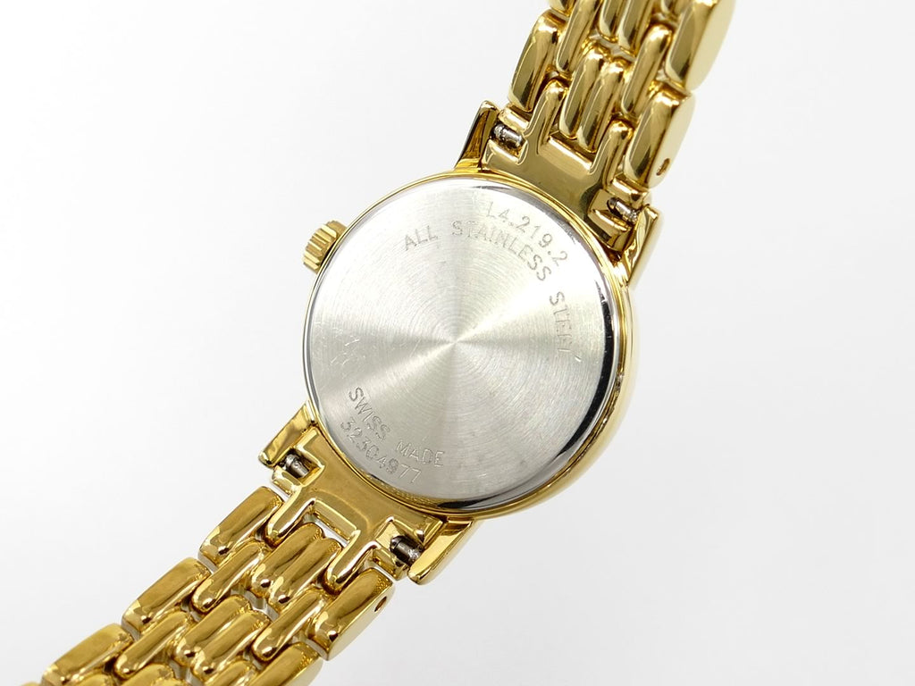 Longines Présence Champagne L4.219.2.32.8 stainless steel case back