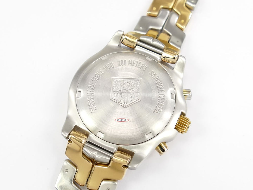 TAG Heuer Link Chronograph Stainless steel case back CT1152