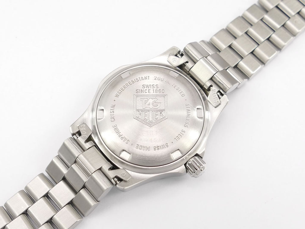 TAG Heuer 2000 WK1313 stainless steel case back
