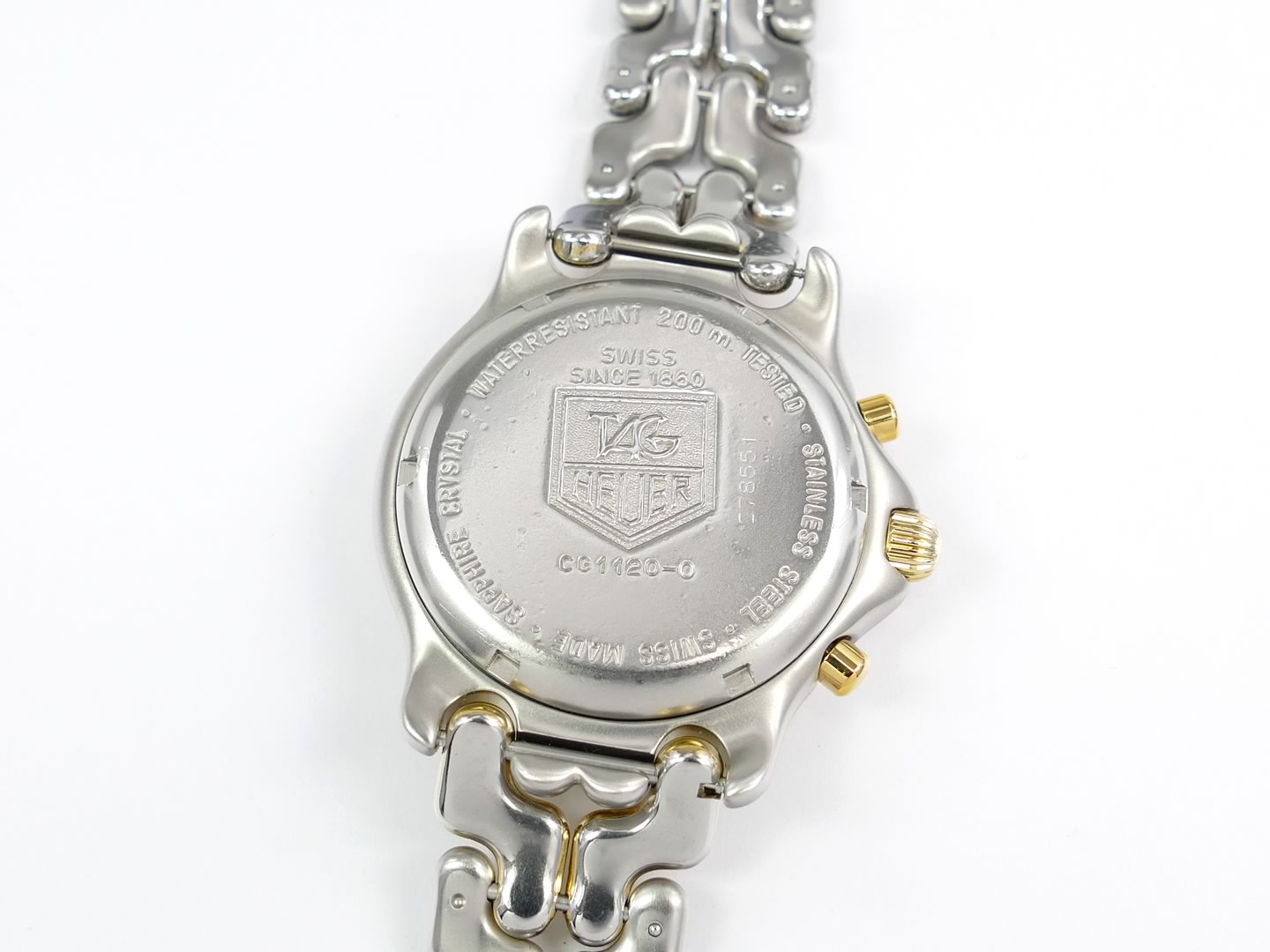 TAG Heuer SEL CG1120-0 screw down case back