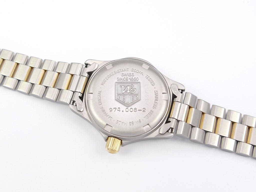 TAG Heuer 1500 Stainless Steel case back 974.008-2