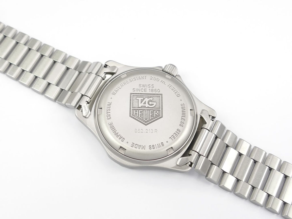 TAG Heuer 2000 Mid Size 962.213R stainless steel case back
