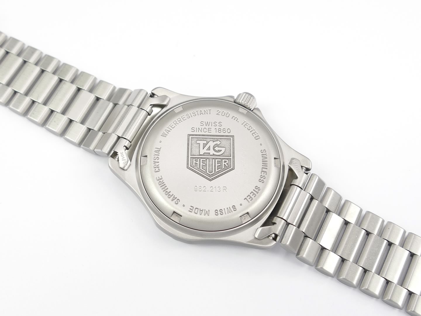 TAG Heuer 2000 Mid Size 962.213R stainless steel case back