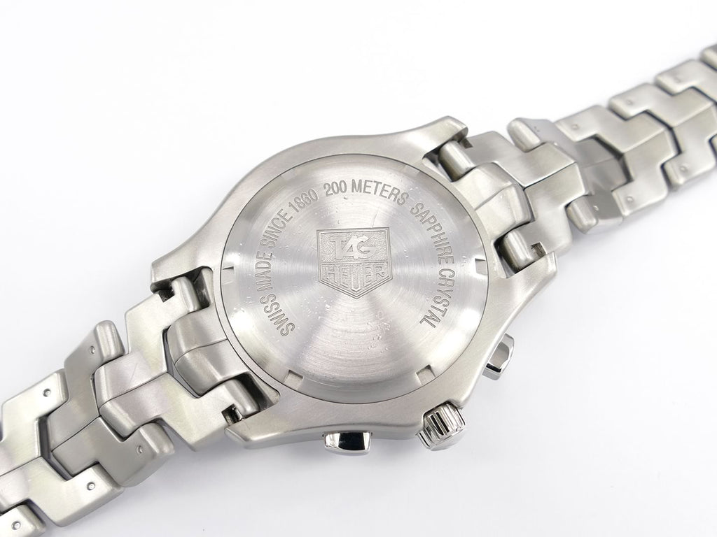 TAG Heuer Link Chronograph CJ1110.BA0576 screw down case back