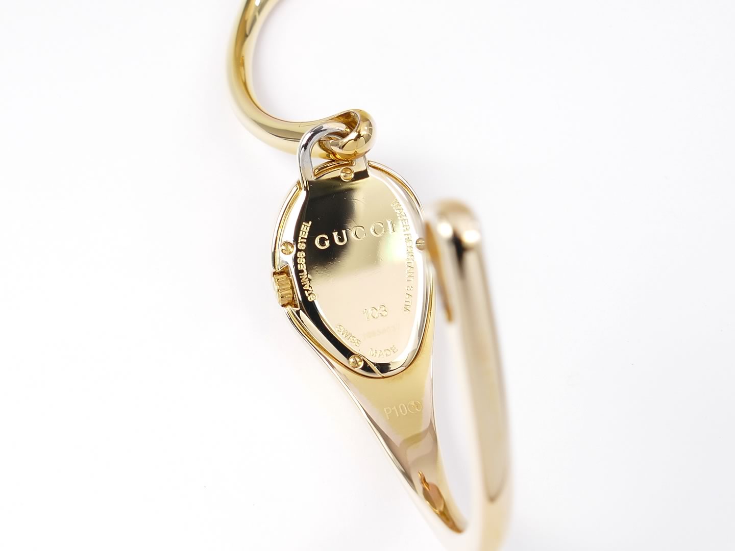 Gucci Horsebit 103 18k Gold back