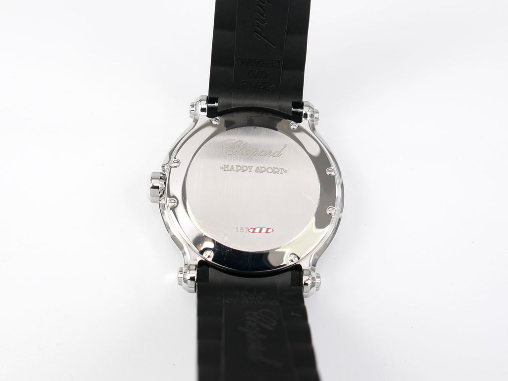 Chopard Happy Sport XL 288525-3005 stainless steel case back