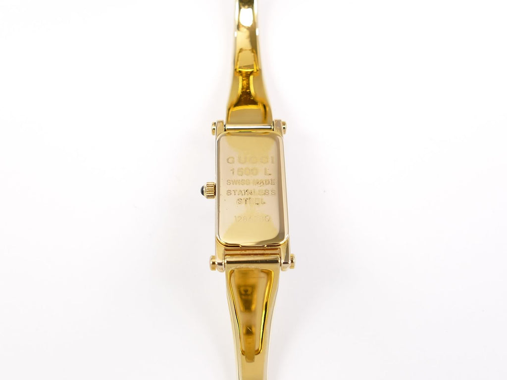 Gucci 1500L18k Gold Plated case back