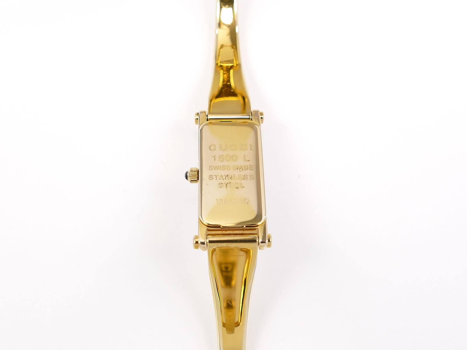 Gucci 1500L18k Gold Plated case back