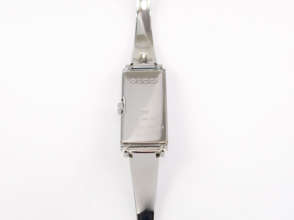 Gucci G-Line 109 Stainless Steel case back YA109523