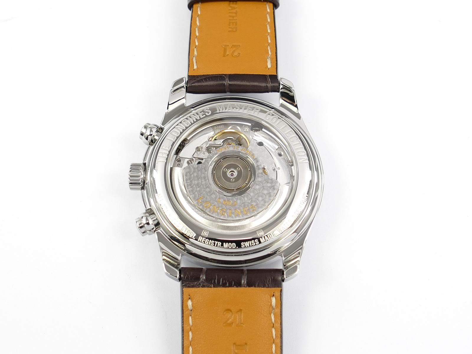 Longines Master L2.629.4 exhibition case back