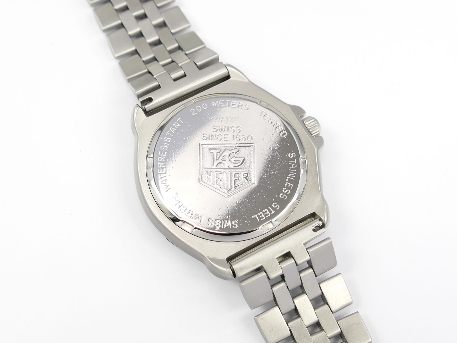 TAG Heuer Formula 1WA1211 Stainless Steel case back