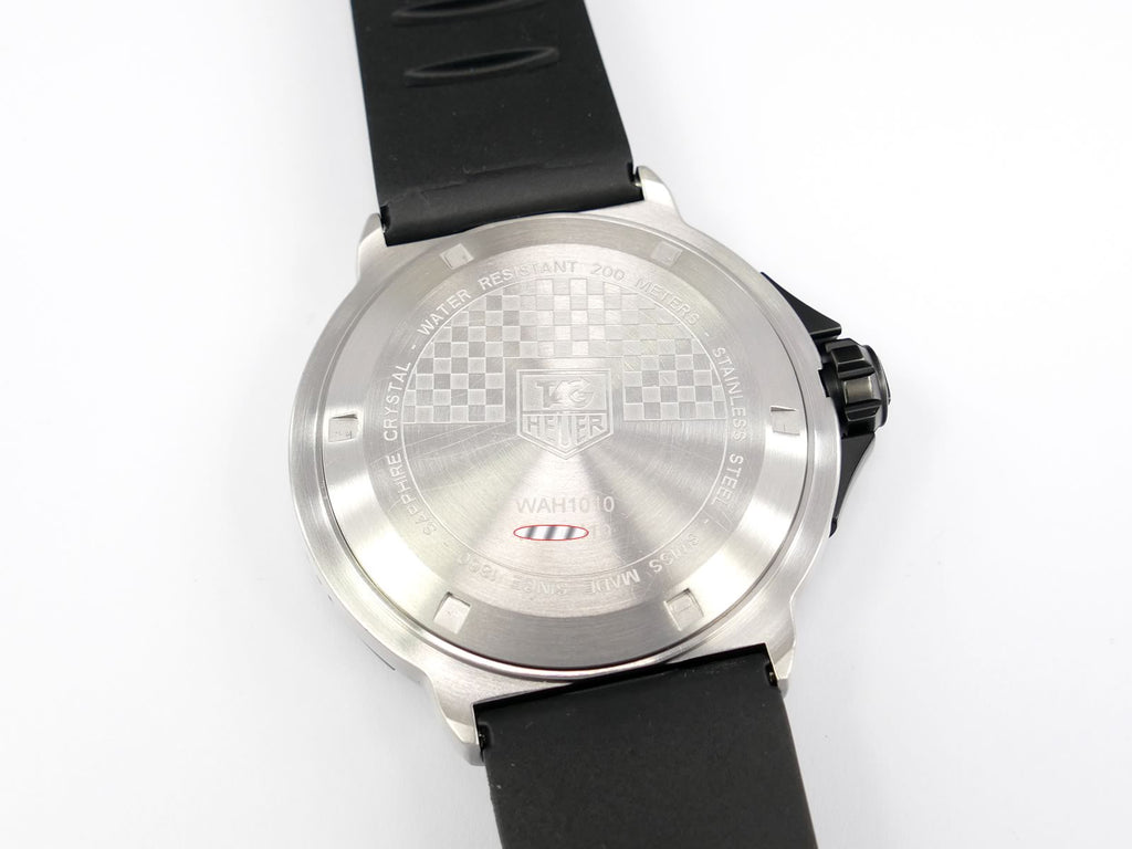 TAG Heuer Formula 1 WAH1010.BT0717 F1 screw down case back