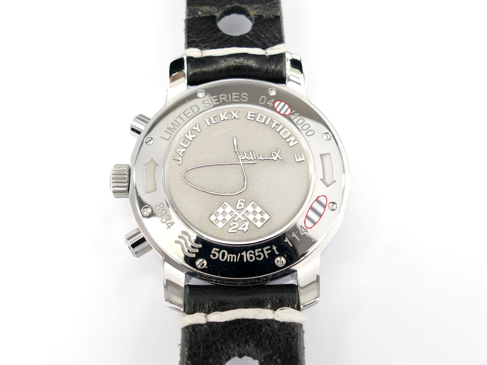 Chopard Mille Miglia 8934 Jacky Ickx 3 case back