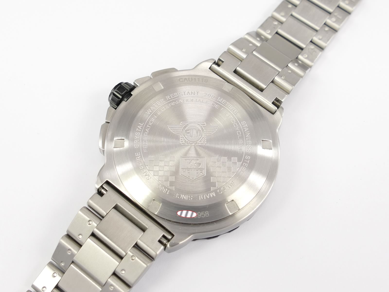 TAG Heuer Formula 1 CAU1119 screw down case back