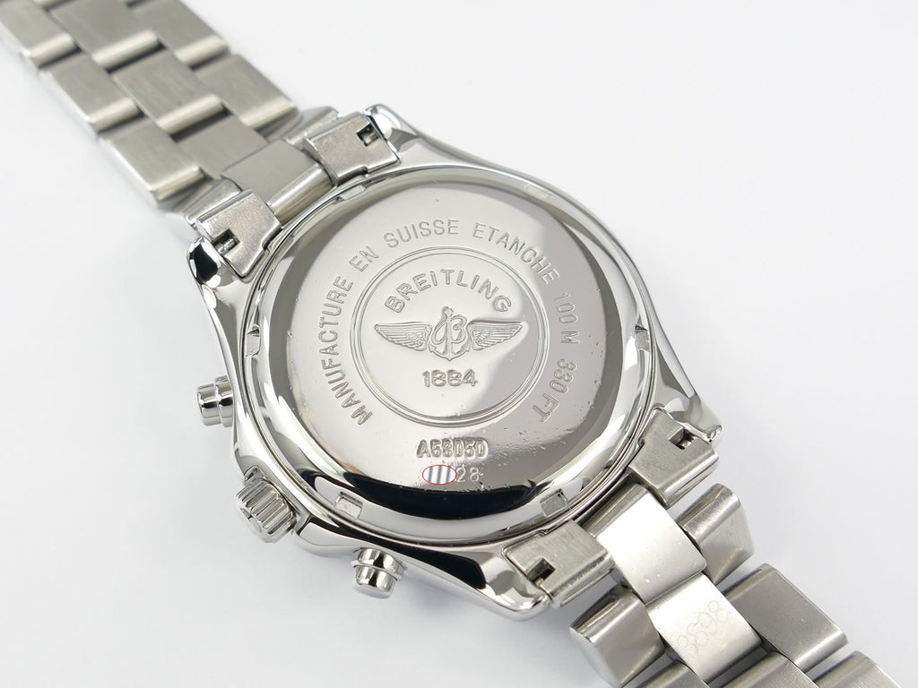 Breitling Colt Chrono A53050 screw down case back