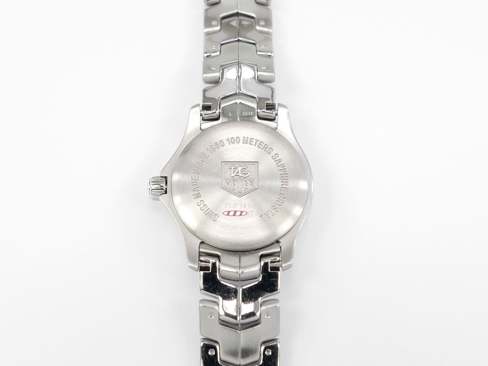TAG Heuer Link WJF1410.BA0585 case back