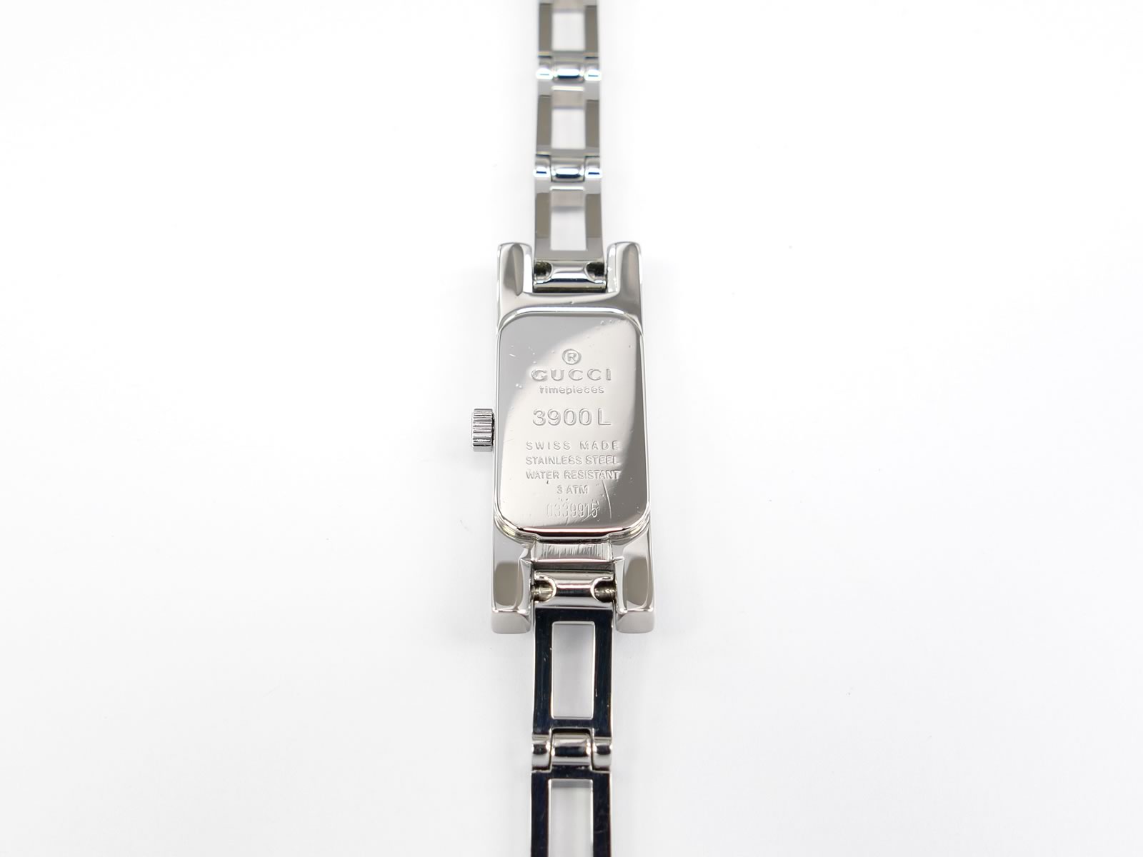 Gucci 3900L Stainless Steel case back