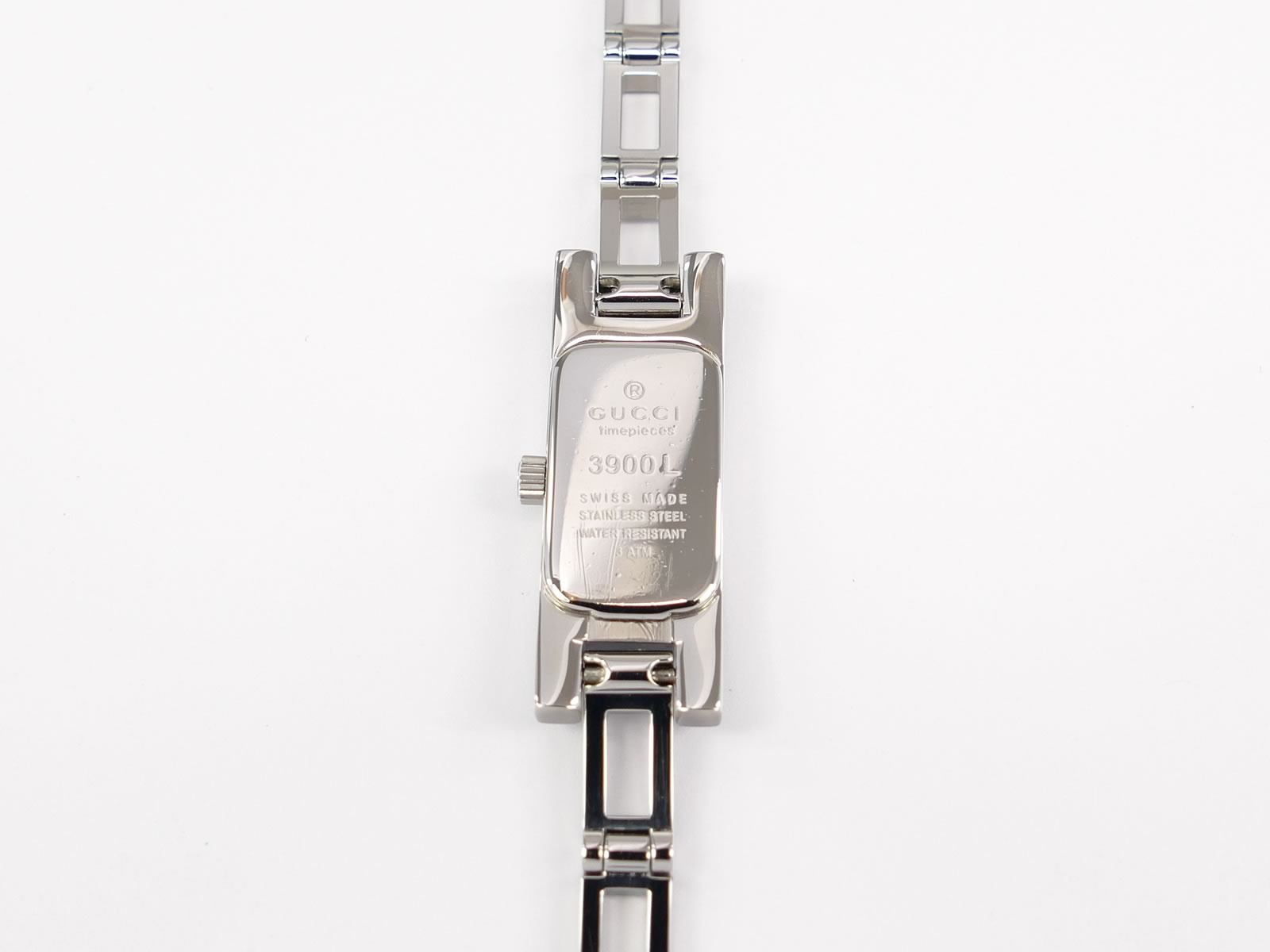 Gucci 3900L Stainless Steel case back