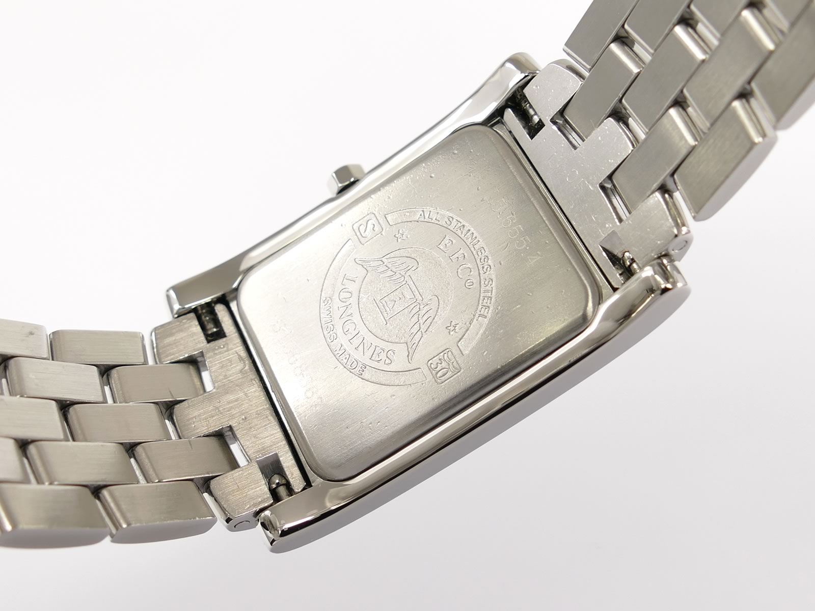 Longines DolceVita White L5.655.4 stainless steel case back
