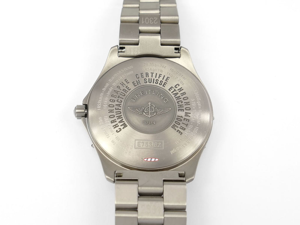 Breitling Aerospace E75362 case back