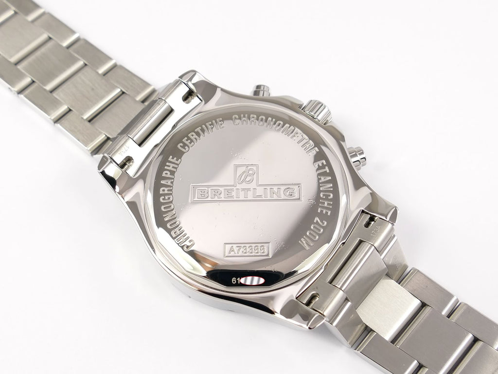 Breitling Colt Chrono II A73388 screw down case back