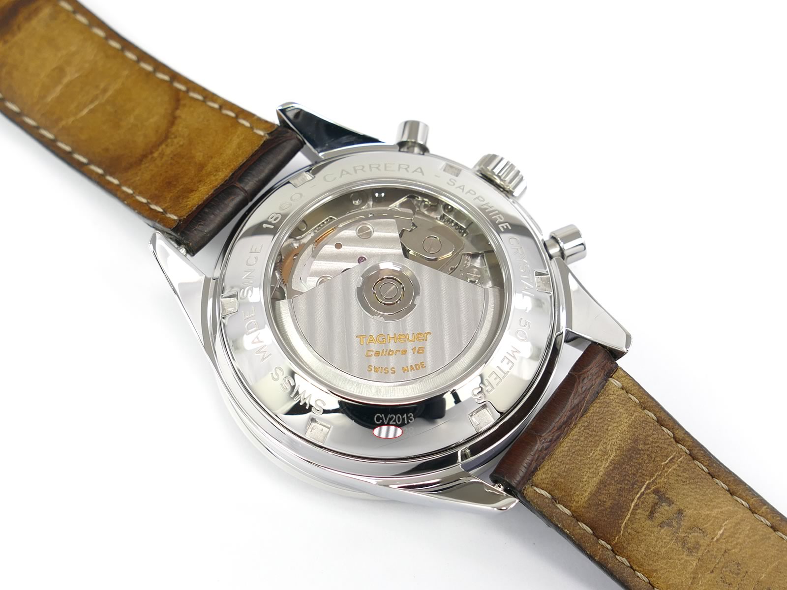 TAG Heuer Carrera CV2013.FC6234 exhibition case back