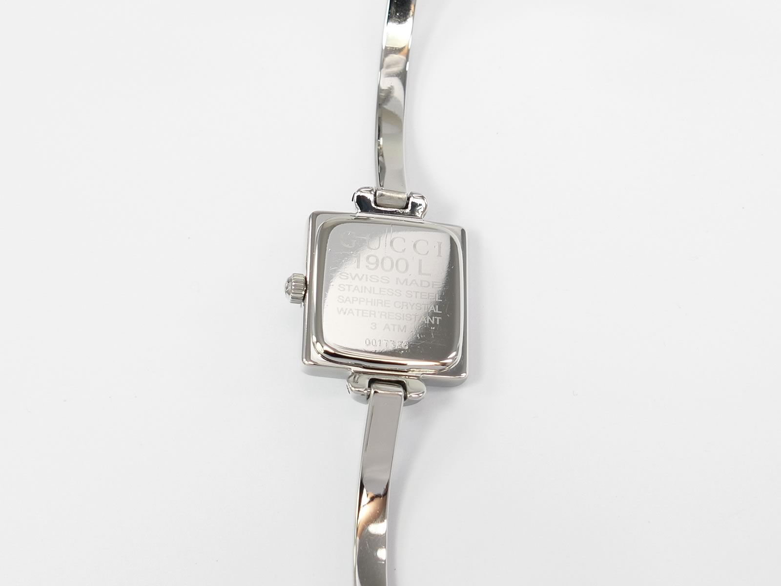 Gucci 1900L Stainless Steel case back