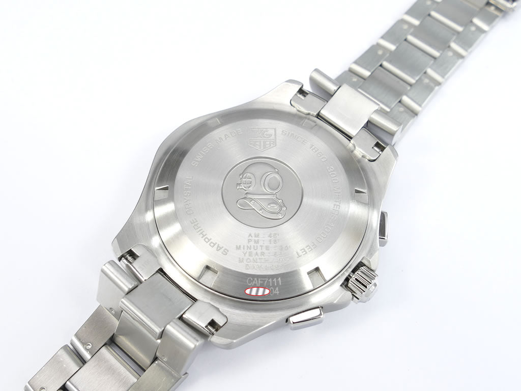TAG Heuer Aquaracer Calibre S Regatta CAF7111.BA0803 case back