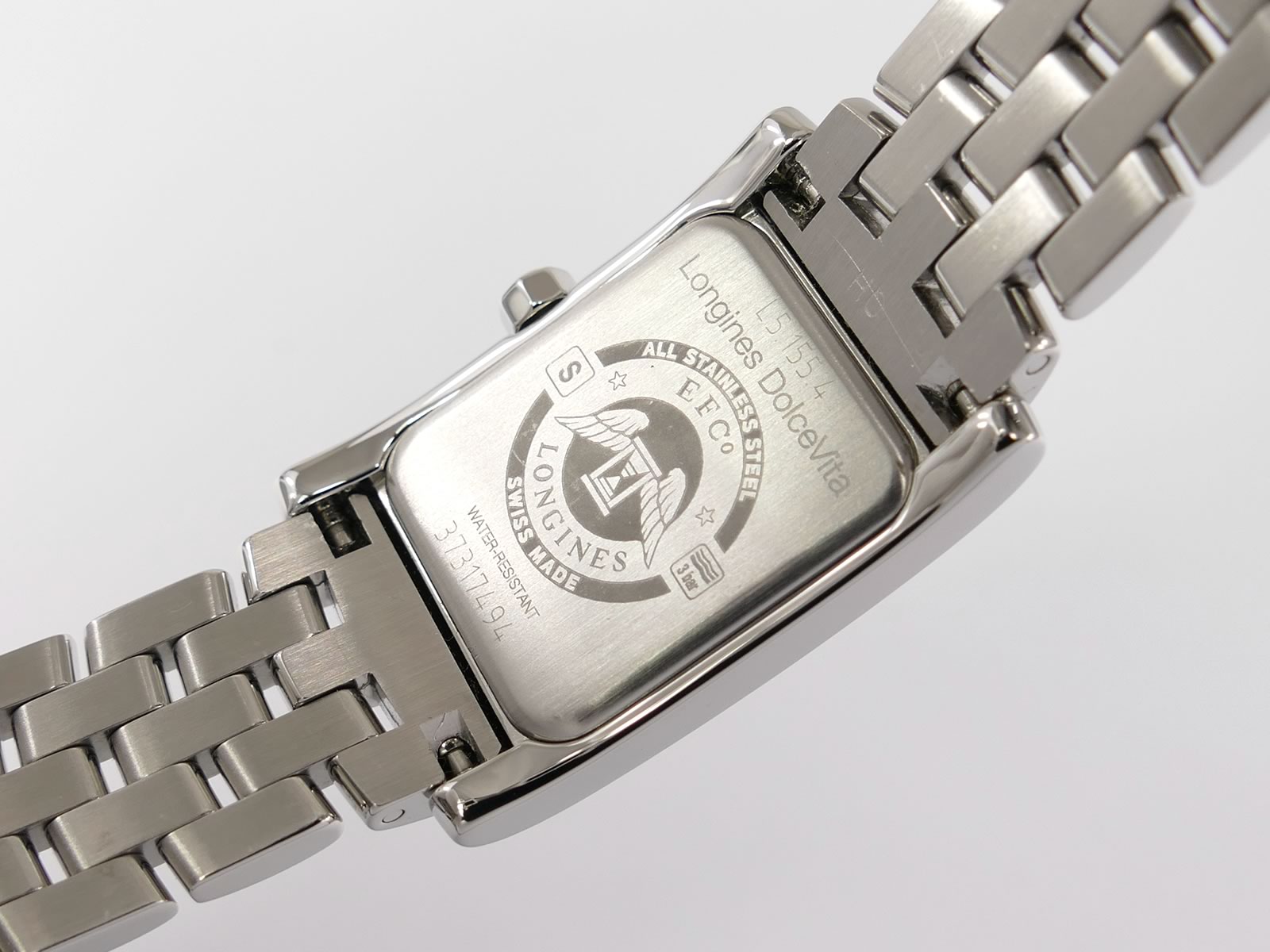 Longines DolceVita L5.155.4 stainless steel case back