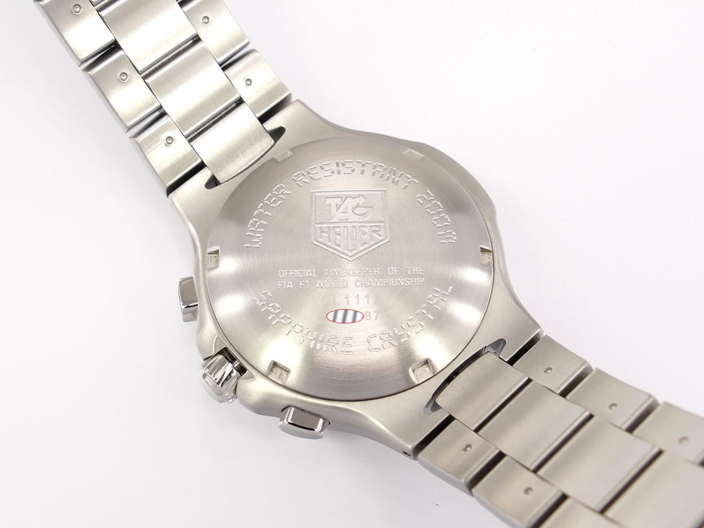 TAG Heuer Kirium F1 CL111A stainless steel screw down case back