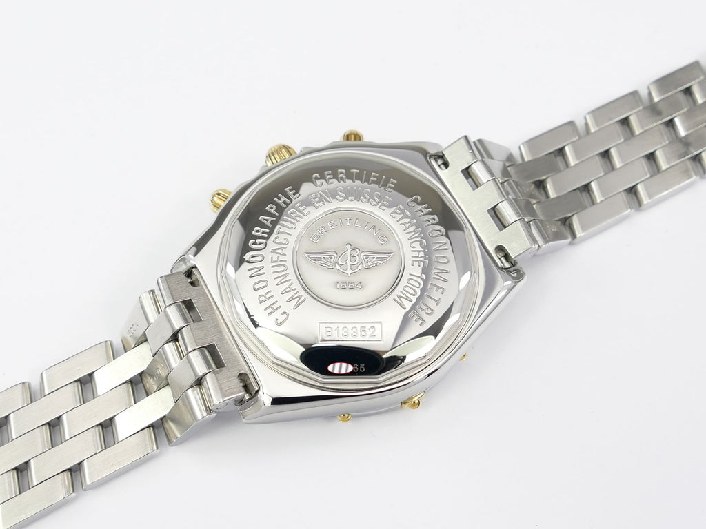 Breitling Chronomat B13352 stainless steel case back