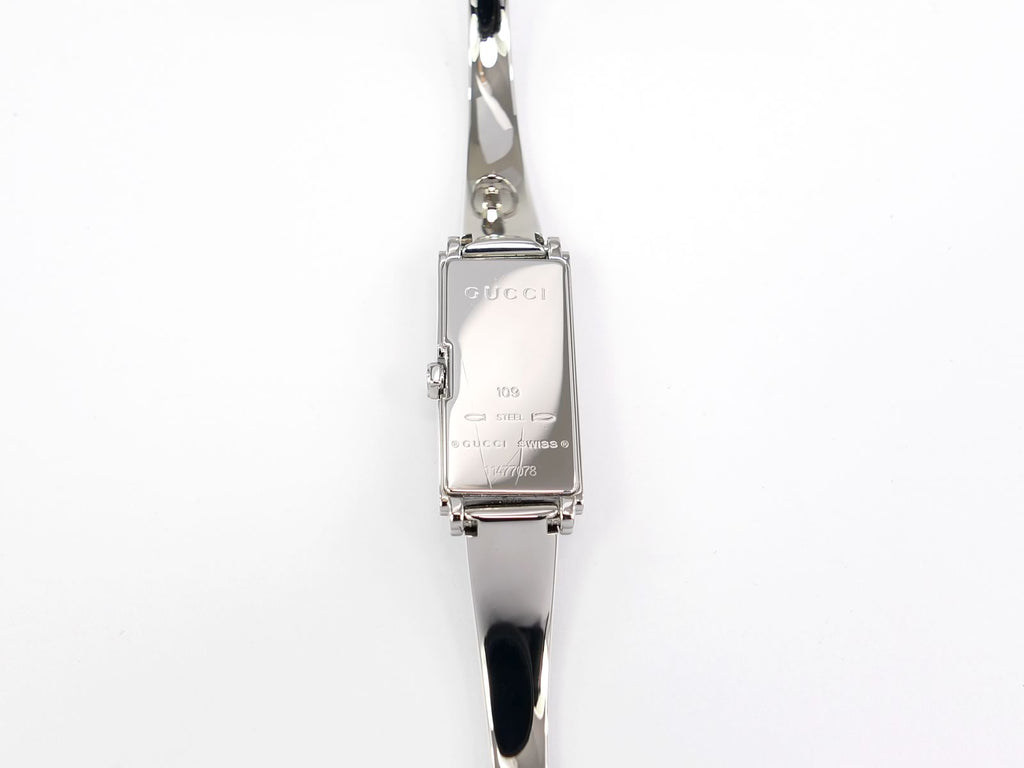 Gucci G-Line 109 Stainless Steel case back