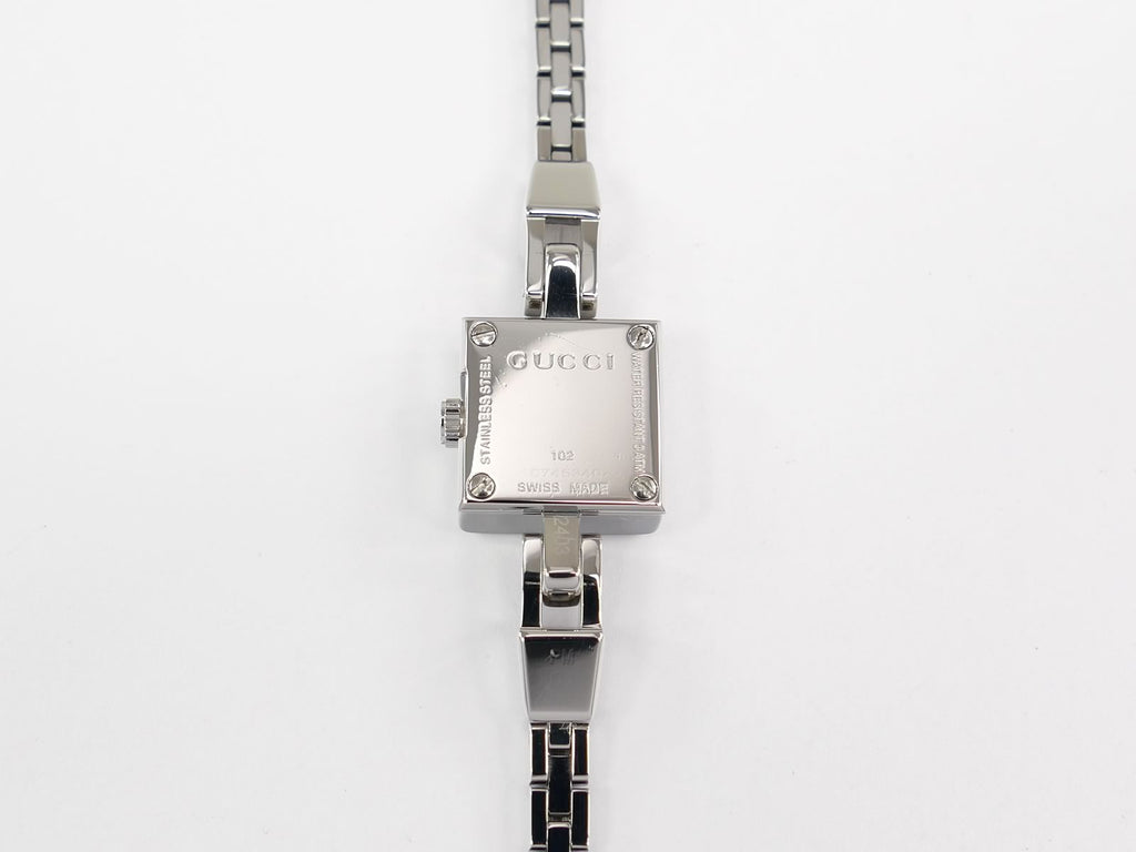 Gucci 102 Mini G Stainless Steel case back