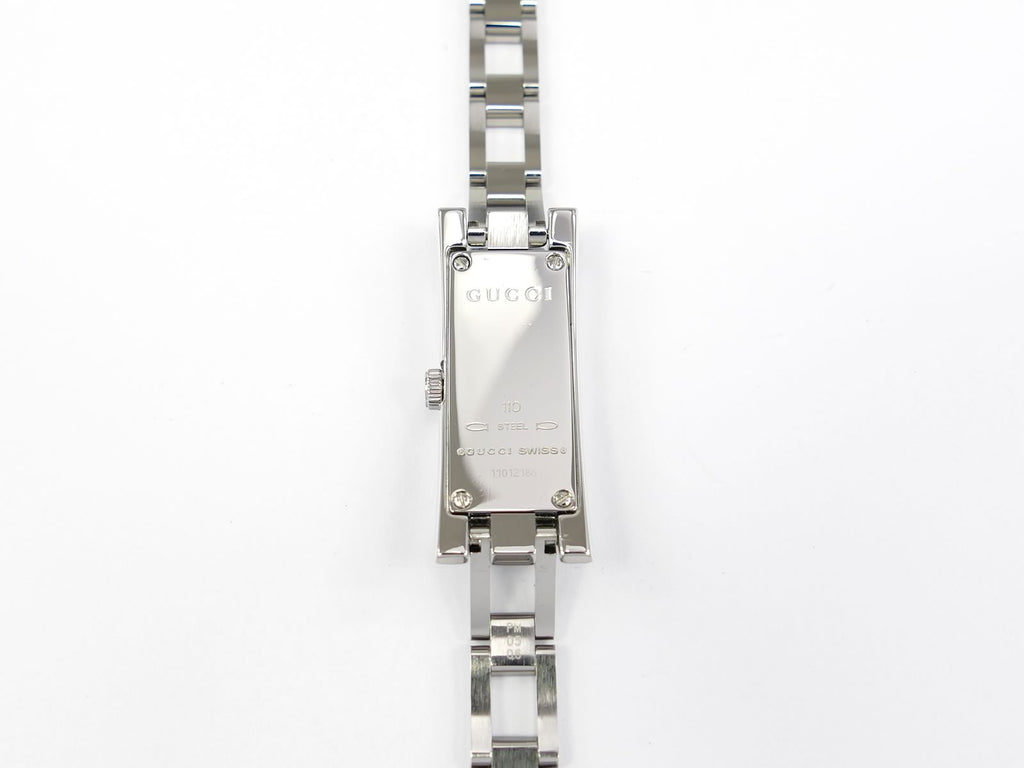 Gucci G-Link 110 stainless steel case back