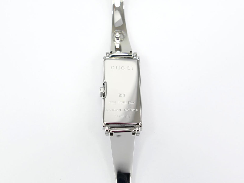 Gucci G-Line 109 Stainless Steel case back