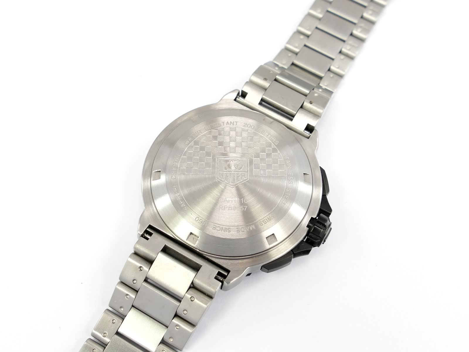TAG Heuer Formula 1 Chronograph CAH1110.BA0850 stainless steel case back