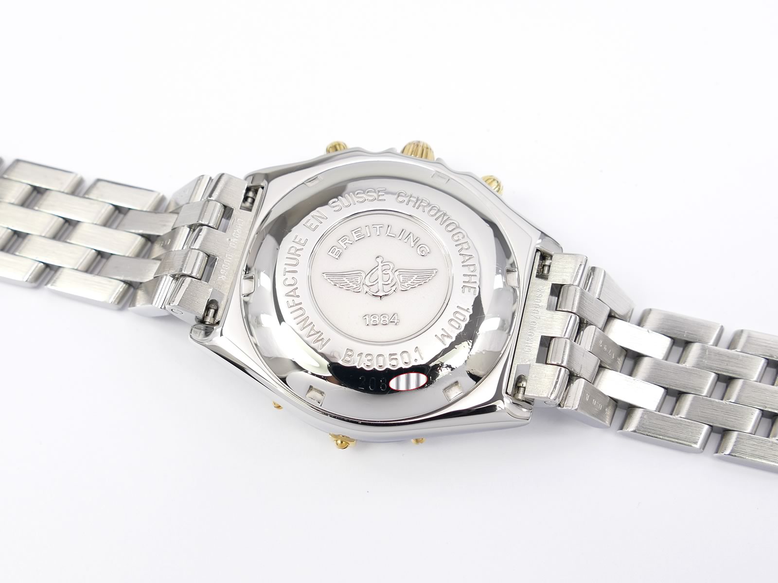 Breitling Chronomat B13050.1 stainless steel case back