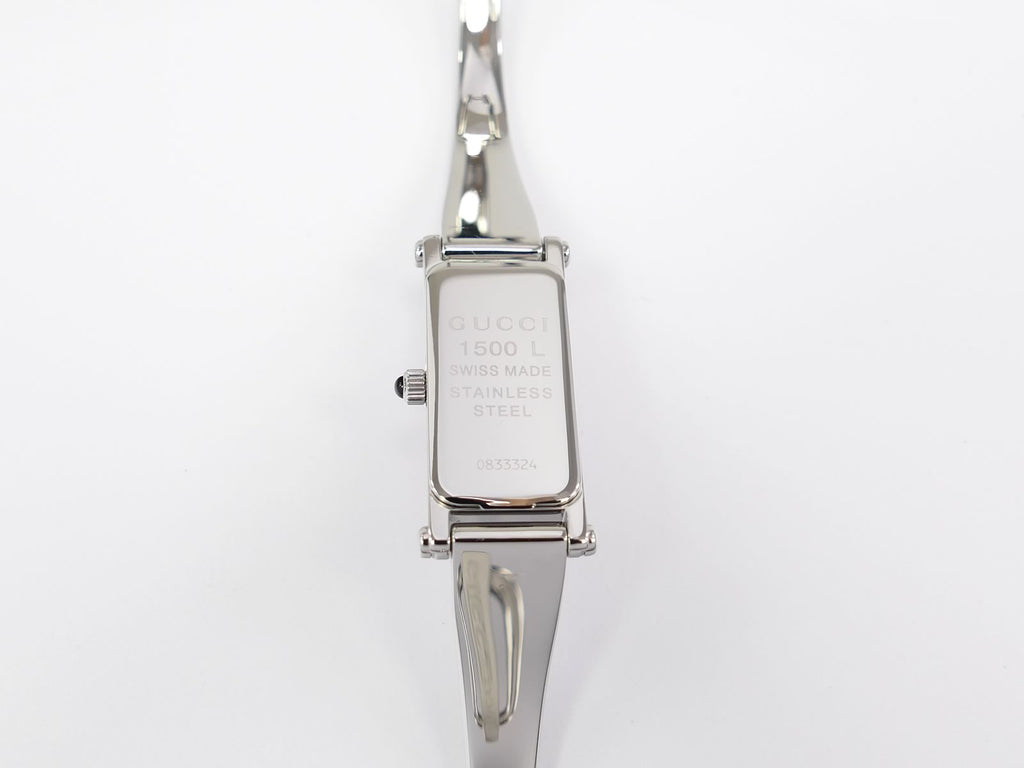 Gucci 1500L stainless steel case back